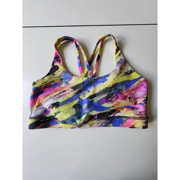 Lululemon Sports Bra Women's 12 Multicolor - Picture 1 of 6